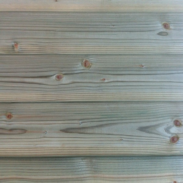 Bardage bois en clin - Sapin traité cl3 vert 19 x 122 - Fixations cachées